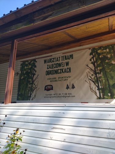 Baner Warsztat terapii zajęciowej w Ogrodniczkach.