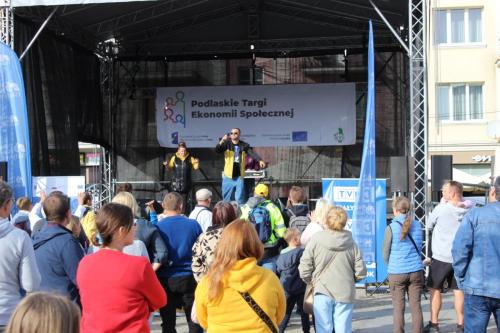 koncert Norbiego na Podlaskich Targach Ekonomii Społecznej