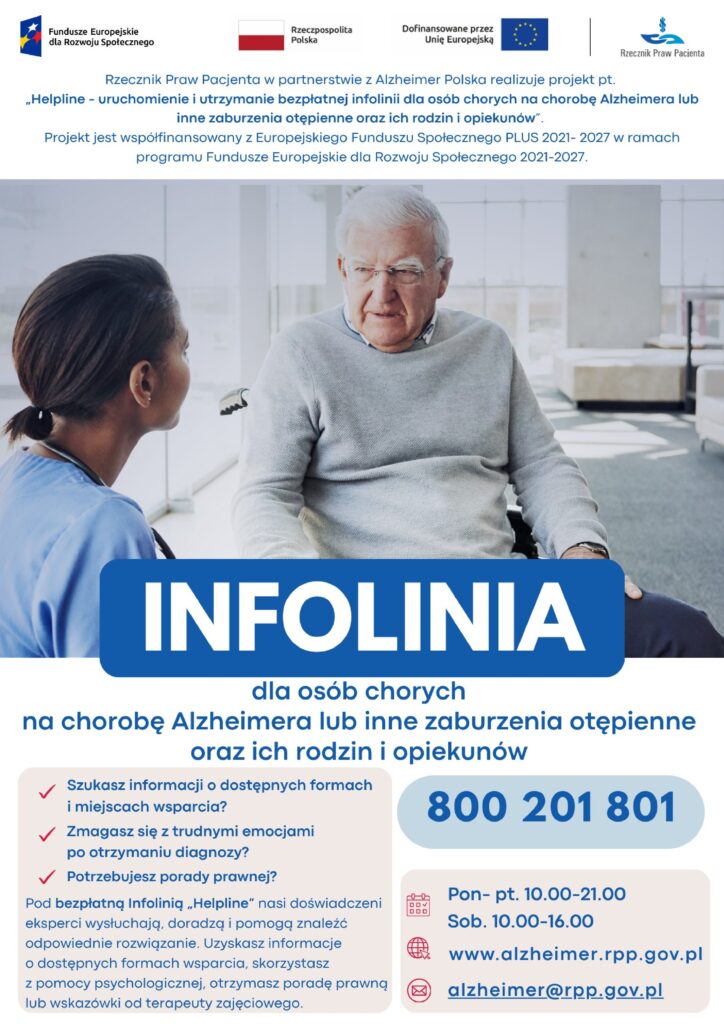 Plakat - ogólnopolska infolinia Helpline